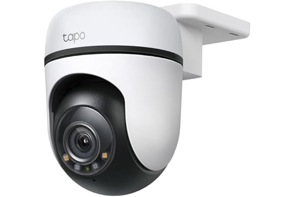 Tapo C510W 2K 3MP 1296P Outdoor Pan/Tilt Security Wi-Fi Camera, IP65 Weatherproof, Motion Detection, 360