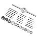 Produktbild 31pcs / set Mini HSS Metric Taps Die Wrench Set M1.0 Griff / M1.1 / M1.2 / M1.4 / M1.6 / M1.8 / M2.0 / M2.2 / M2.5 Schraube Pandiki