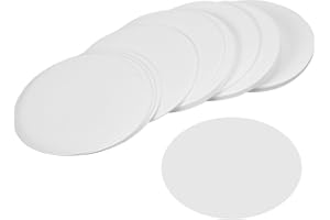 KIOINER Quality Filter Paper, Pack of 100 Filter Paper 15 cm, Filter Paper Chemistry, Filter Paper Laboratory Filter Paper with Medium Flow Rate for Chemical Laboratory Supplies Applications, Machine Oil