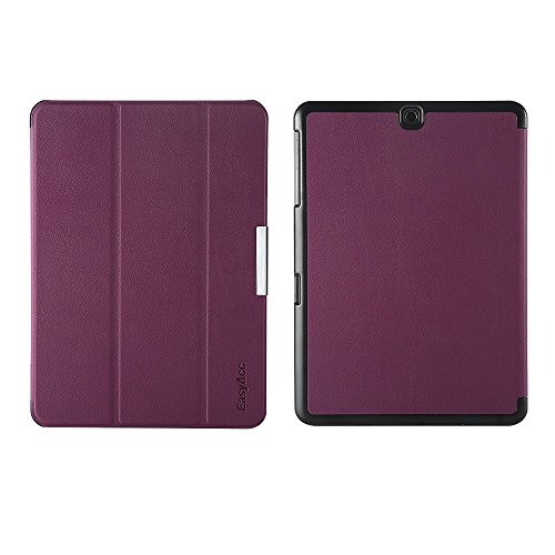 EasyAcc Samsung Galaxy Tab S2 9.7 Hülle Tab S2 NOOK Case Tasche mit Standfunktion Auto Wake up Sleep PU Leder hüllen für Samsung Galaxy Tab S2 (9.7 Wi-Fi SM-T810 / LTE SM-T815) Smart Cover mit Auto Sleep Wake up / Standfunktion (Lila, Kunstleder, Ultra dünn) - 8