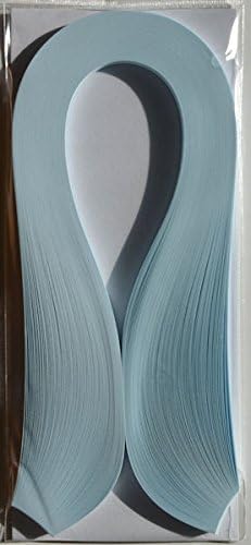 Quilling strips, Width 5 mm, Length 420 mm, 125 Pieces, Colour Platinum
