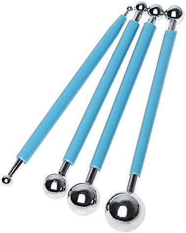 Sicai 4pcs Metal Ball Cake Decorating Sugarcraft Modelling Cutter