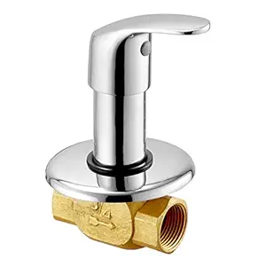 ALTON Metrix MTX3545, Brass Concealed Stop Cock, 15mm (Chrome)