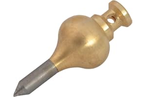 BEST PRICE SQUARE Monument 251k Brass Plumb Bob 8oz Size 4