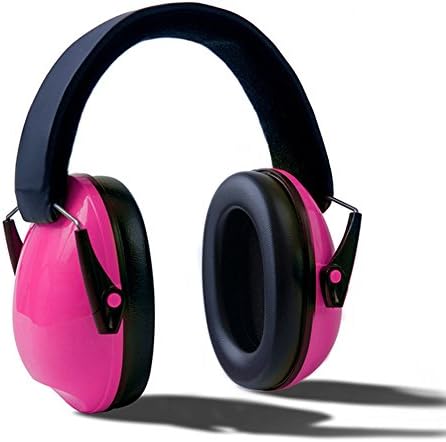 Ear Guards Children Adjustable Kopfbügel Schalldichte to Sleep, exams, Leisure  Pink 