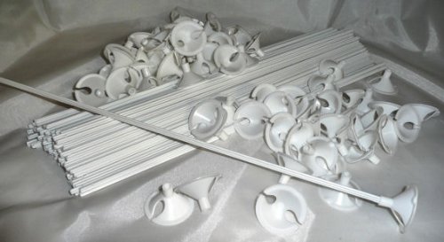 Preisvergleich Produktbild Plastik-Stäbchen für Luftballons