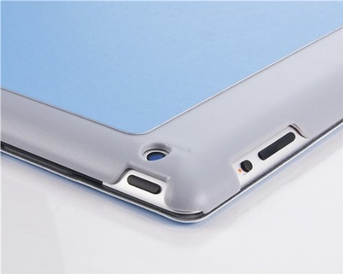 iPad 4 Hülle – VEO Ultra Dünnes Smart Cover mit Stand & Schlaf-Funktion für iPad 4. (Mit Retina), 3 & 2, BLAU - 2