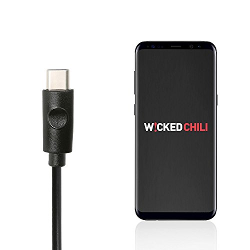 Wicked Chili USB-C Ladegerät für Macbook 12 (2015), Google Pixel/Nexus 6, Hero5, Huawei P10 / P9, LG G5, Lumia 950, OnePlus 2, Samsung S8 / S8+ / Tab S3 / TabPro S – Handy/Tablet (Output: 5V, 2000mA) - 5