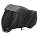 Produktbild Motorrad Abdeckplane, Lookka XXL Motorradgarage Winterfest Motorradabdeckung Wasserdicht Atmungsaktiv für Indoor und Outdoor (Schwarz)