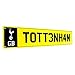 Produktbild Offizielle Tottenham Hotspur FC Metall Nummernschild Schild (11 x 52 cm)