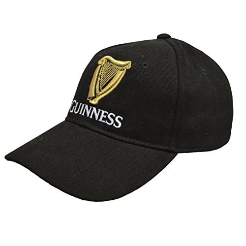 Guinness BLK Sig EMB B/Ball Cap Gorra de béisbol, Negro Black, Taille Unique para Hombre