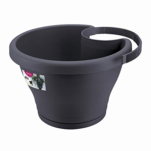 Regenrohr Pflanztopf Corsica anthrazit