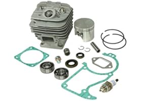 Sägenspezi Kit cylindre pour Stihl 034 AV Super MS340 48mm avec Sägenspezi Kit de joints, bougie et roulements