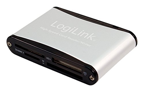 LogiLink CR0001B Cardreader USB 2.0 extern Alu