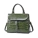 Produktbild Echtes Leder Handtaschen Europäischen Und Amerikanischen Stil Damen Handtaschen Messenger Bag Umhängetasche,Green-OneSize