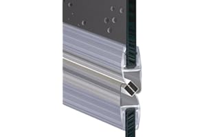 Ricambi & Box Doccia Guarnizione magnetica per vetri 6-8 mm, lunghezza 200cm, trasparente, installazione facile, modello EC-214