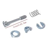 Los kits de reparación de cerradura de puerta están hechos de aleación de zinc, con fuerte resistencia.