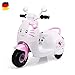 Produktbild HSP Himoto Süßes Elektromotorrad Roller für Kinder im wunderschönem Design, 6V Powerakku und starkem Motor, Kinder-Motorrad mit Cooler Musikfunktion, max. Traglast ca. 20kg