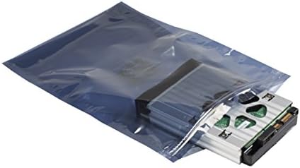 Supershield IC3700-628-ZB-11X15IN Static Shield Bag, Zip Lock, Thickness Surface Resistance < 10^11, 3 mil, 11" x 15" (Pack of 100)
