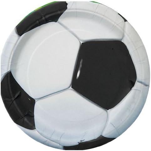 Creative Party Round Football Paper Plates