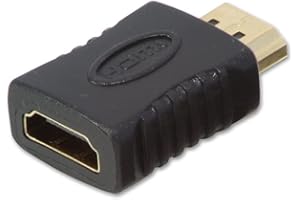 LINDY 41232 HDMI CEC Mniej adapter typu A męski na typ A żeński, usuń zakończenie linii CEC Pin 13 Kompatybilność rozwiązywanie problemów EasyLink SimpleLink Anynet+ BRAVIA Sync, czarny