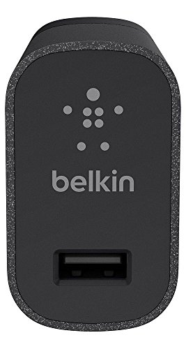 Belkin Premium Mixit Metallic Ladegerät (2.4A, USB Anschluss, geeignet für iPhone 5/5c/5s, iPhone 6/6s/6 Plus/6s Plus, iPhone 7/7Plus, iPhone SE, iPad Air 2, iPad Pro) schwarz - 2