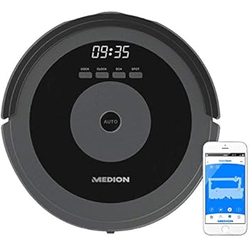 MEDION MD 17225 Saugroboter (Raumerkennung durch Laser/WLAN