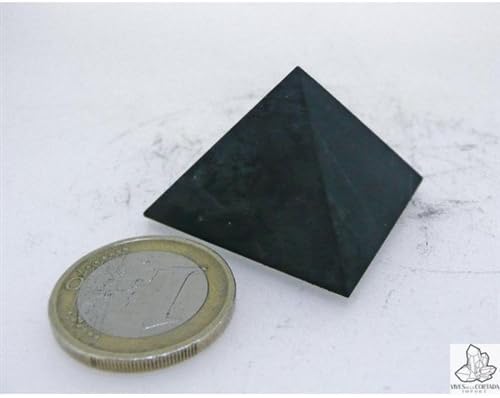 Vives Cortada Small Shungit Pyramid, Unpolished