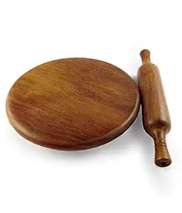 Metric Wooden chakla belan roti Maker (Multicolour)
