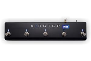 XSONIC Airstep Kat, KATANA MkII & I przełącznik nożny z 5 przełącznikami nożnymi, 2 trybami sterowania (zmiana ustawień wstępnych, przełączanie efektów), czas odtwarzania 300 h
