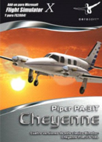 Extension de Flight Simulator Avioneta Piper Cheyenne PC FS-X y 2004, en Español