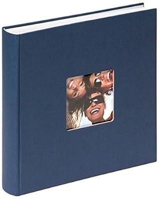 Walther, Fun, Album De Photos, FA-208-L, 30x30 cm, 100 Pages Blanches, Bleu