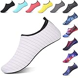 Wasserschuhe TcIFE Badeschuhe Damen Herren Aquaschuhe Wasserschuhe Strandschuhe Schwimmschuhe Surfschuhe Barfuß Schuhe für Wassersport Beach Pool Surfen Yoga