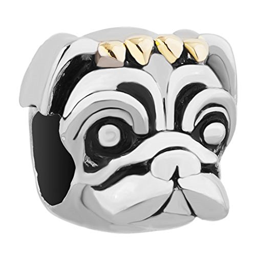 uniqueen Leopard Hund Tier Charms für europäische Charm-Armband