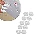 20 Pack Ultra Secure Electrical Shock Proof Mains Plug Socket Cover