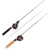 Dureza: Dura Xingfu-Rods, Pesca de Invierno Poste de Hielo for cañas de Pescar al Aire Libre Cañas de Pescar Carretes de Pesca for Elegir la caña Combo Lápiz caña Señuelos Abordar Spinning Casting Caña Suave
