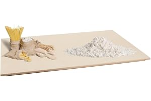 Mottiwood Spianatoia in Pioppo, Stendipasta Fresca, Pizza e Dolci, 100x75, Con Gradino Antiscivolo, Impastare e Stendere, Made in Italy (100x75)