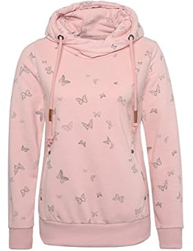 Sublevel Damen Sweathoodie mit Allover Print