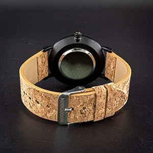 Yebushi Cork and Wood Bracelet Watch