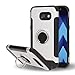 Price comparison product image NALIA Phone Holder Ring Case for Samsung Galaxy A5 2017, Slim Protective Hardcase for magnetic Car Mount Cover with Ring Stand Shockproof, Kickstand Protector Bumper for Samsung A5-17, Color:Silver