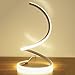 Produktbild GJY Led Modern Simple Fashion Desk Lamp Living Room Bedroom Bed Lamp Personality Decorative Table Lamp (White Light 15W),Silver