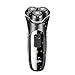 RUNWE Electric Shaver for Men Professional Men's Rotary Shaver Cordless Electric Shaver for Men Wet/Dry IPX7 Waterproof Men's Electric Razor with Beard Trimmer Gray