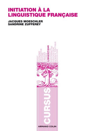 Download Initiation à la linguistique française