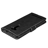 BONROY® Tasche Hülle für Handyhülle für Asus ZenFone 2 Laser ZE550KL (5.5 Zoll) Retro matte Leder PU Leder Flip Schutzhülle Case Cover Etui Lederhülle mit Silikon Back Cover PU Leder Handytasche im Bookstyle Stand Funktion Kartenfächer Schale Stoßfest Handyhülle für Asus ZenFone 2 Laser ZE550KL (5.5 Zoll) - 