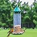 Produktbild RZiioo Wild Bird Feeders Kolibri-Futterautomat für Gartendekoration mit Metalldach Perfekt,A