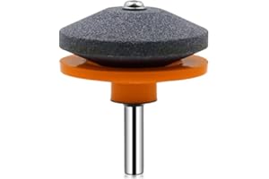 TopHomer Affilatrice per lame per tosaerba, 1 pezzo, universale, per smerigliatrice, pietra, tosaerba, strumento bilanciatore per trapano elettrico, trapano a mano, arancione