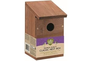 SMART GARDEN Chapelwood Classic FSC Wooden Bird Nest Box Birdhouse