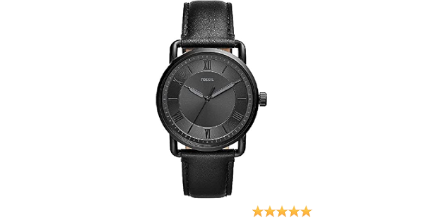 Black-Tone Stainless Steel Watch 