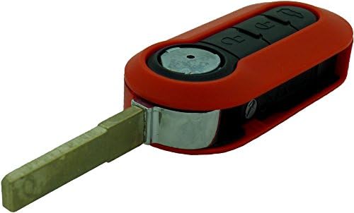 Chequers Motorstore New Fiat 500 Bravo Brava Punto Grande Punto Punto Evo Panda 3 Button Red Remote