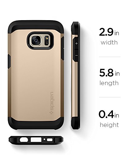 Spigen Tough Armor - Funda para Samsung Galaxy S7 color dorado reviews Spigen Tough Armor - Funda para Samsung Galaxy S7 color dorado